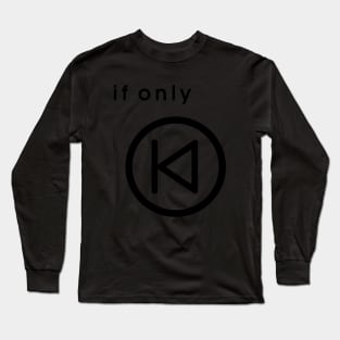 PLAYER ICONS - IF ONLY V.2 Long Sleeve T-Shirt